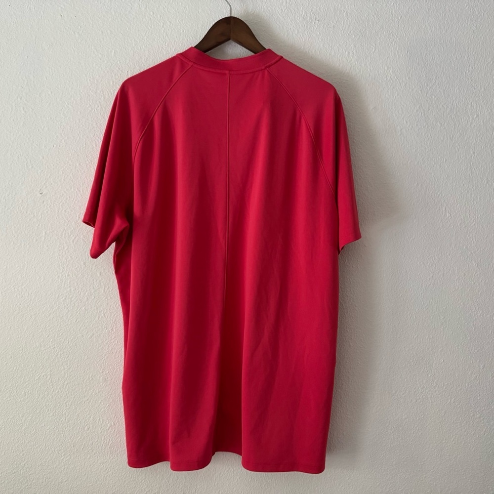 Nike Dry Momentum Polo XXL Pink Bold Performance Golf Shirt Athletic PGA Sporty - Picture 9 of 11